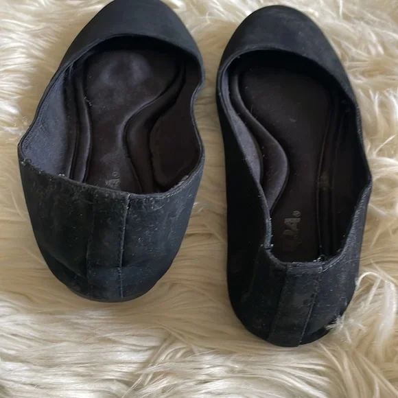 Soda black suede professional loafer work business career shoe gel soles 8 1/2 - Picture 12 of 16